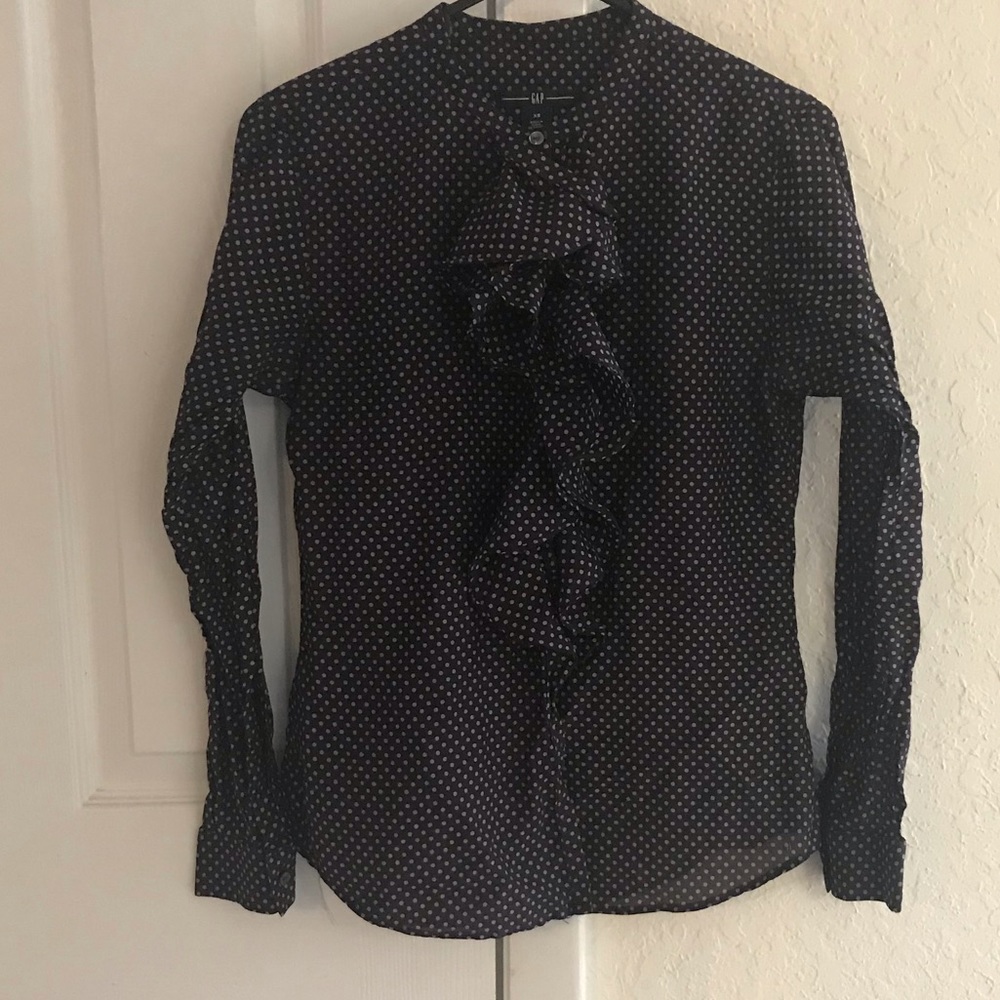 Gap XS RUFFLE BLOUSE